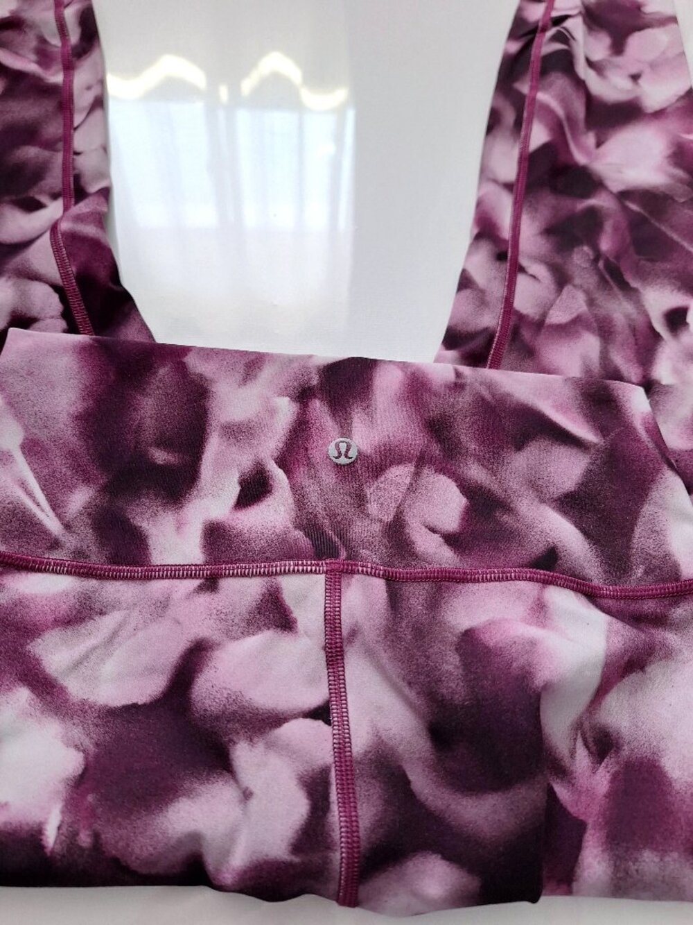 Lululemon Wunderunder High Rise in Blush Blossom Alpine White Candy Pink - Picture 3 of 7